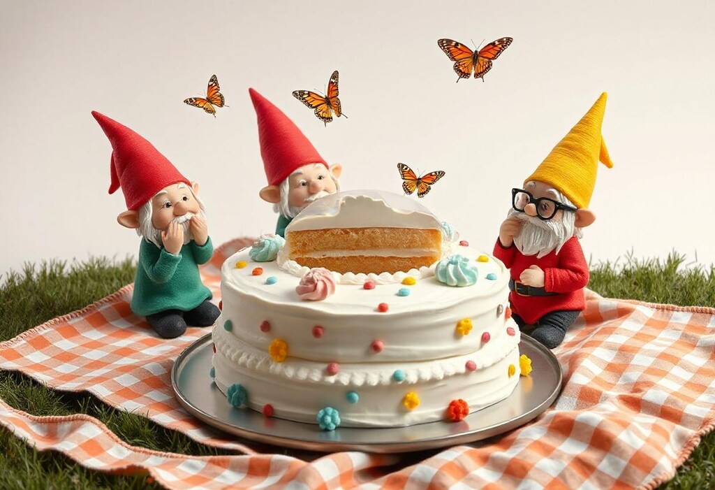 二枚目は金属のケーキ