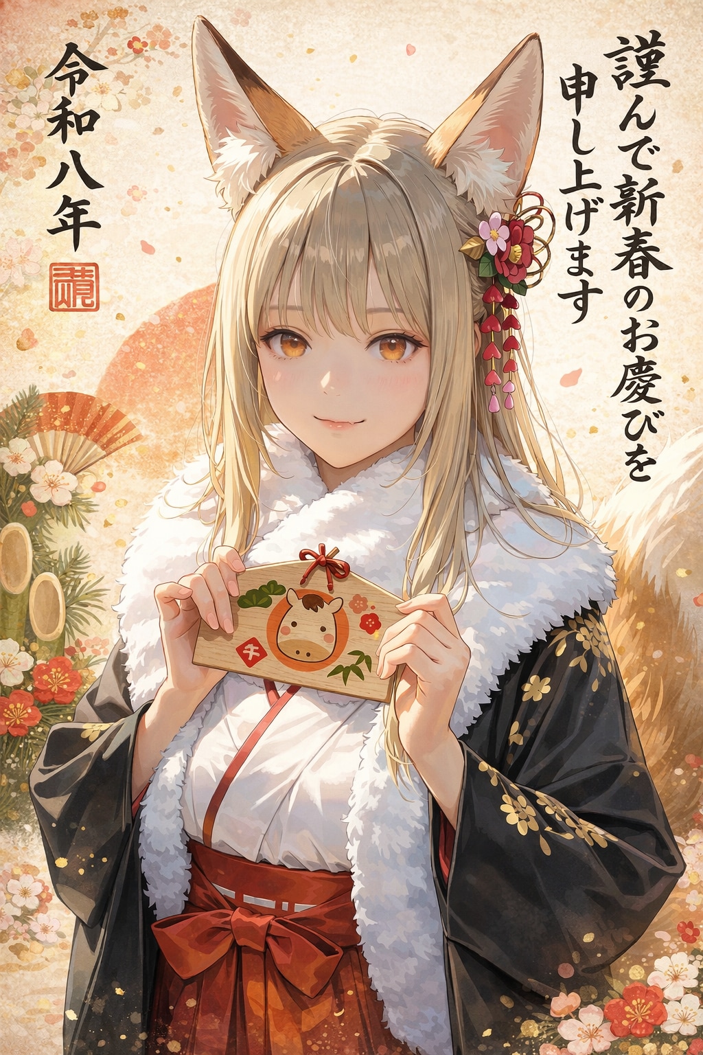 本年もよろしくお願いします　by咲耶