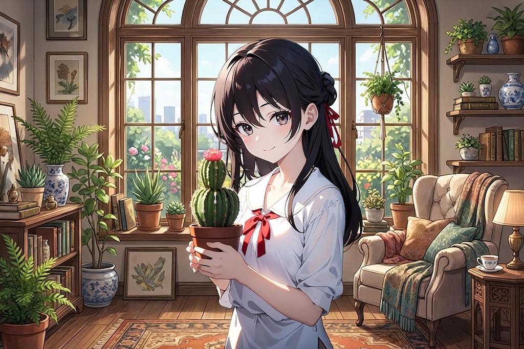 大きく育ちました ～ダイソーサボテン～