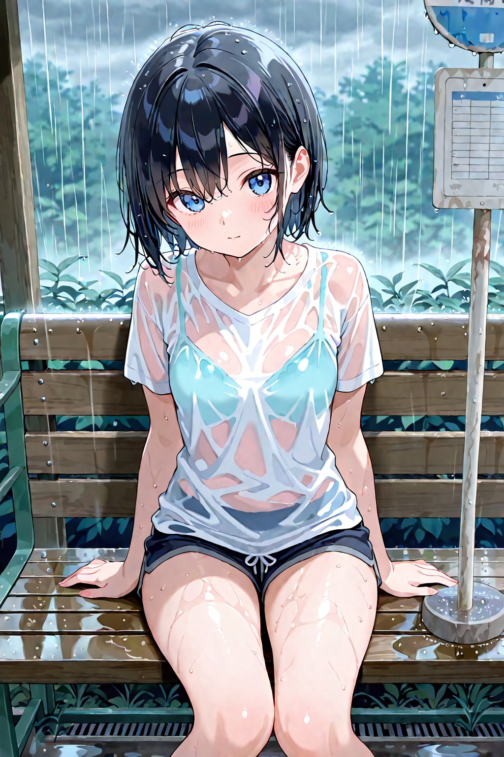 ずぶ濡れになっちゃったね💦(LILY)(R-15)