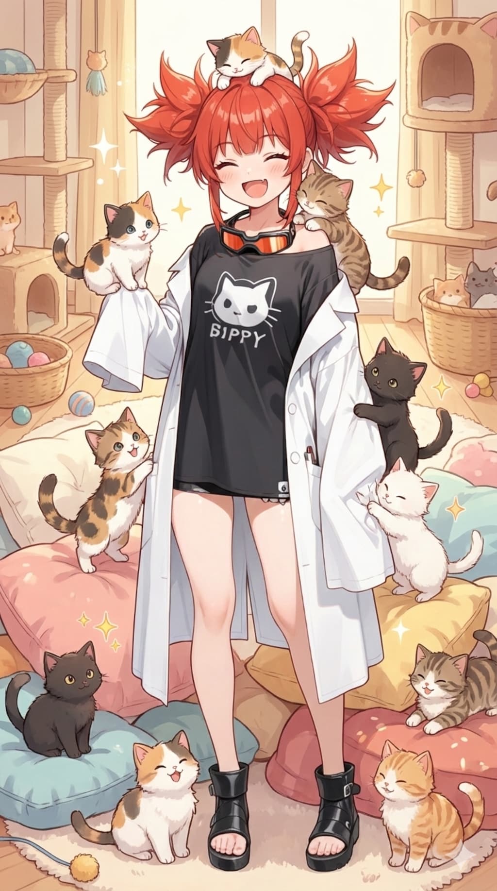 「これを投与すれば、キミもアタシの可愛い子猫ちゃんの仲間入りさ」