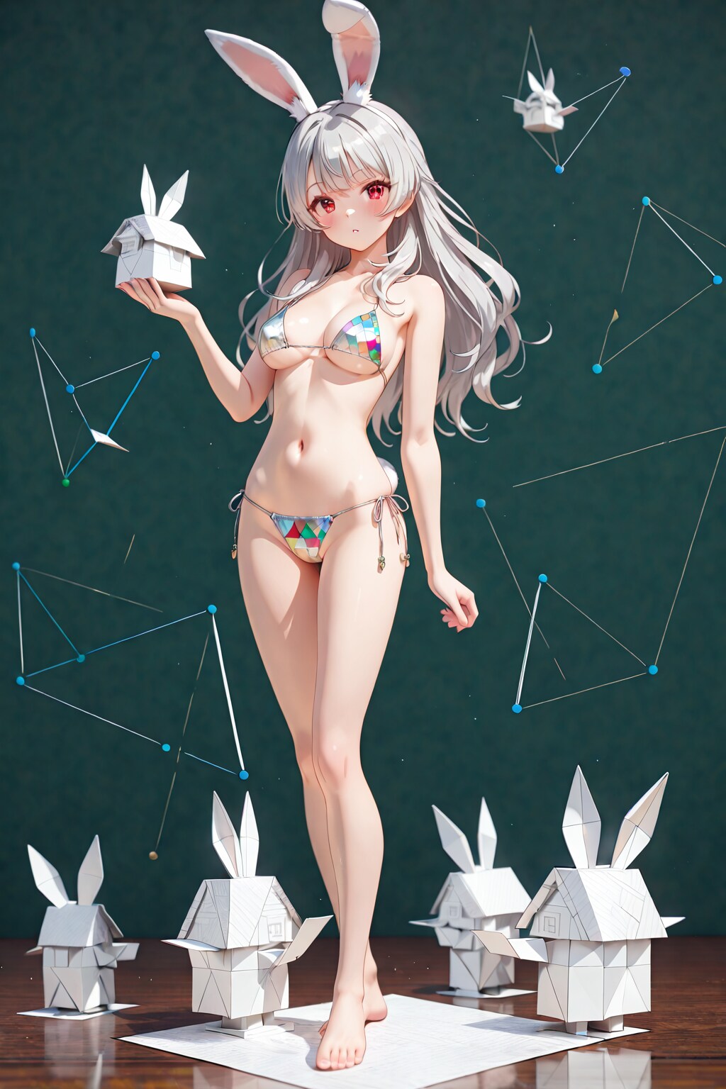 みみちゃんのペーパークラフト🐰