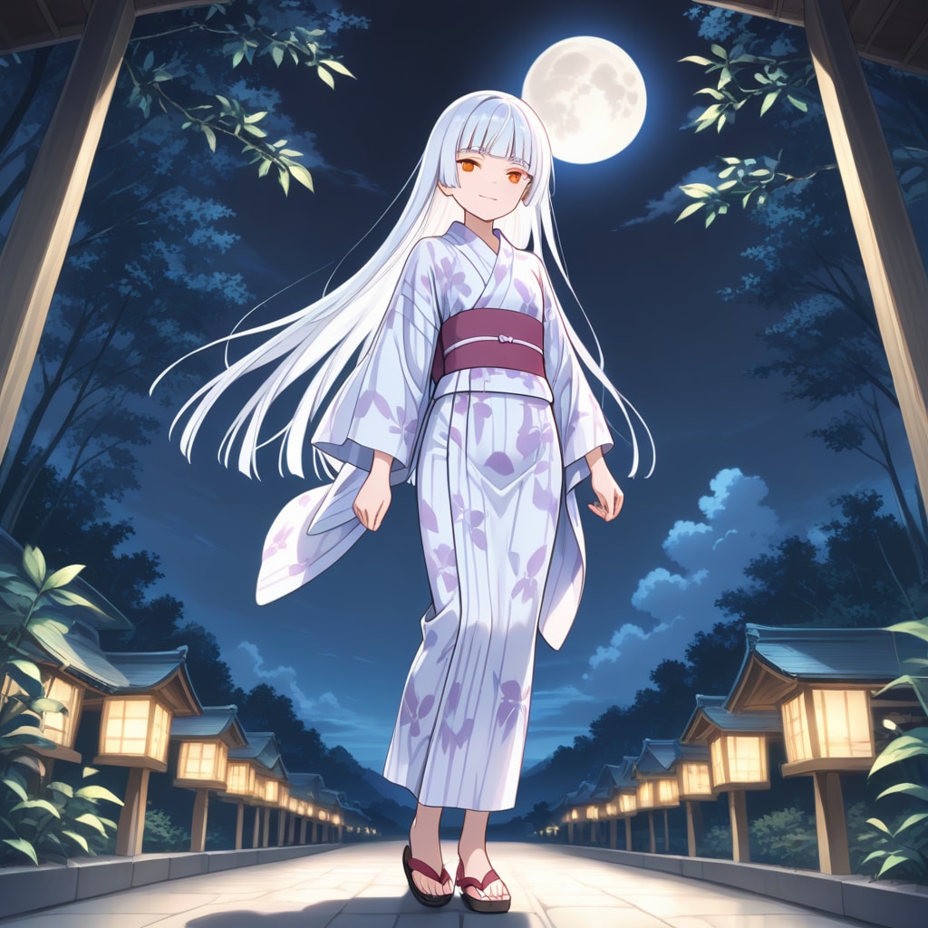 夜が似合う女の子
