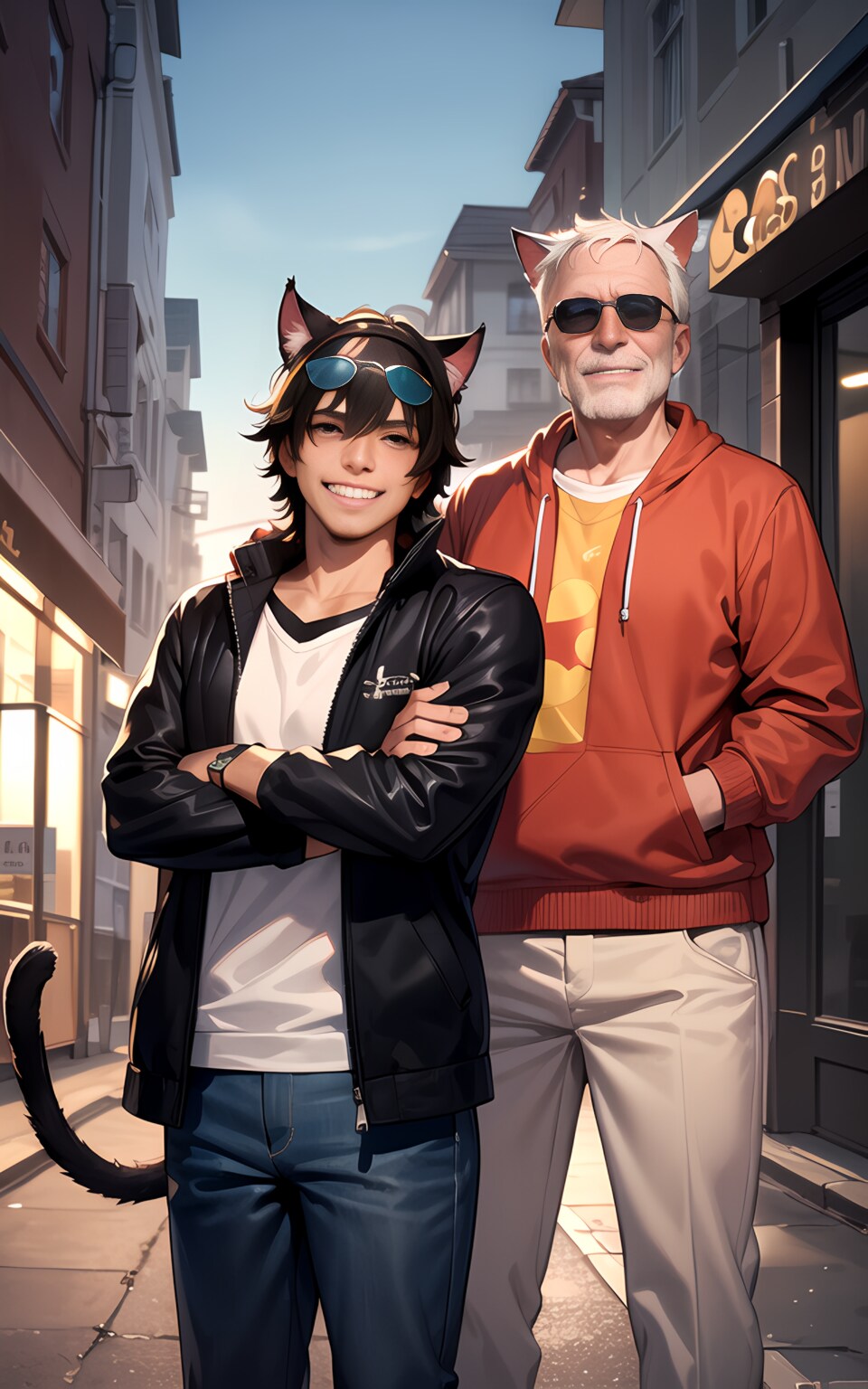 成長した猫耳男子