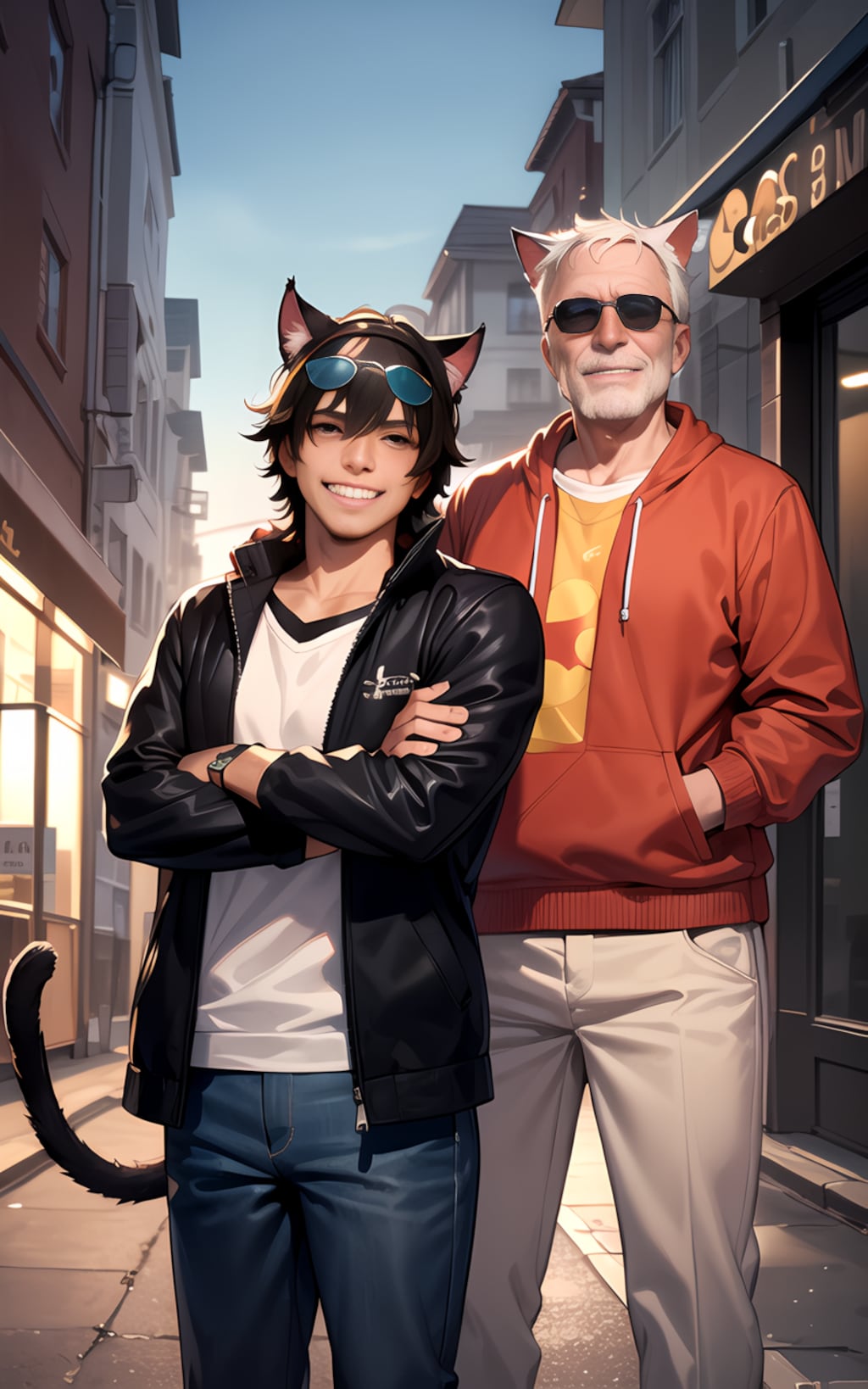 成長した猫耳男子
