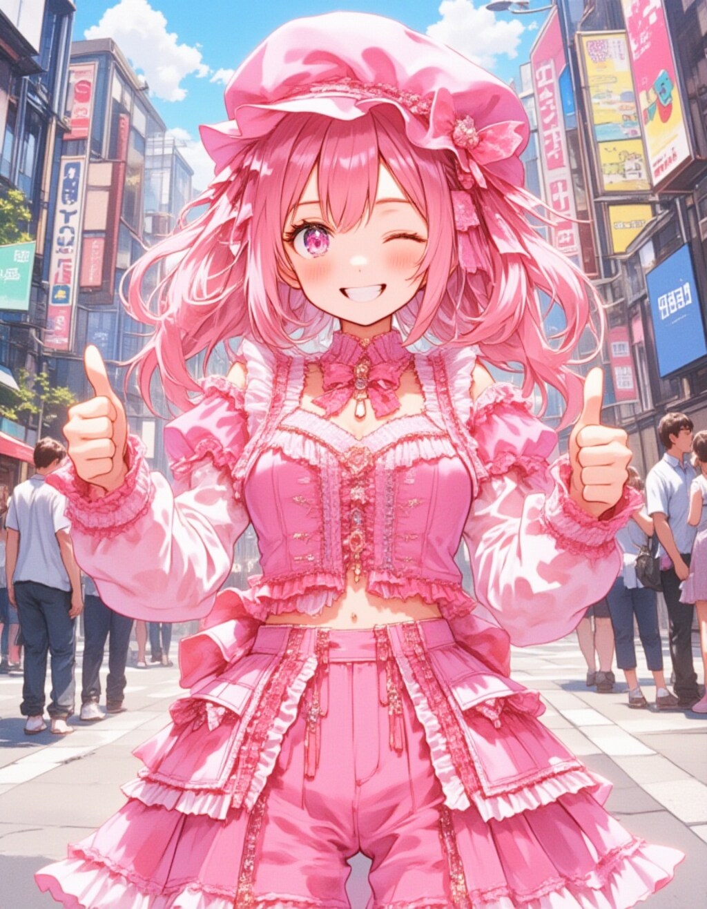 へそ出しフリフリちゃん