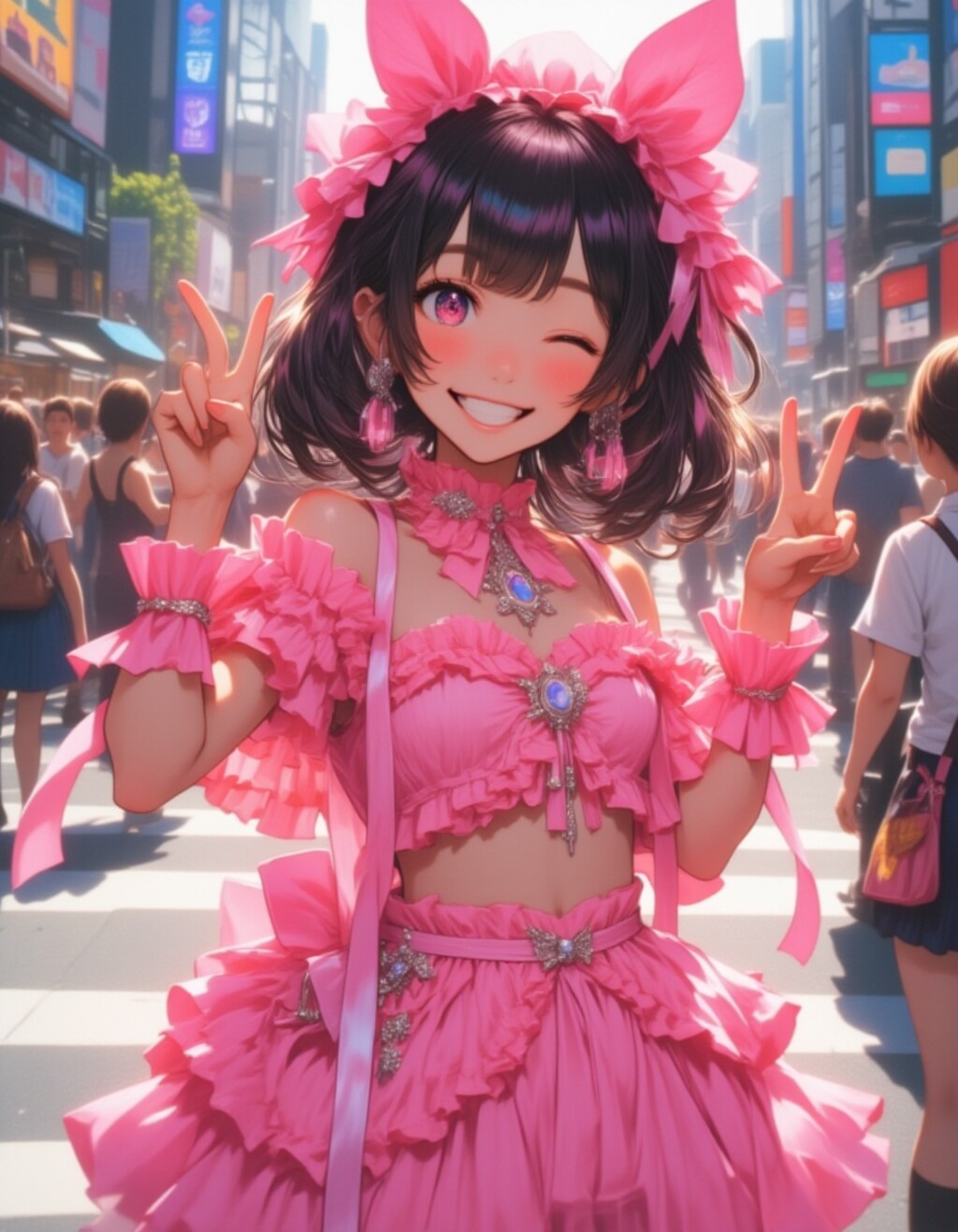 へそ出しフリフリちゃん