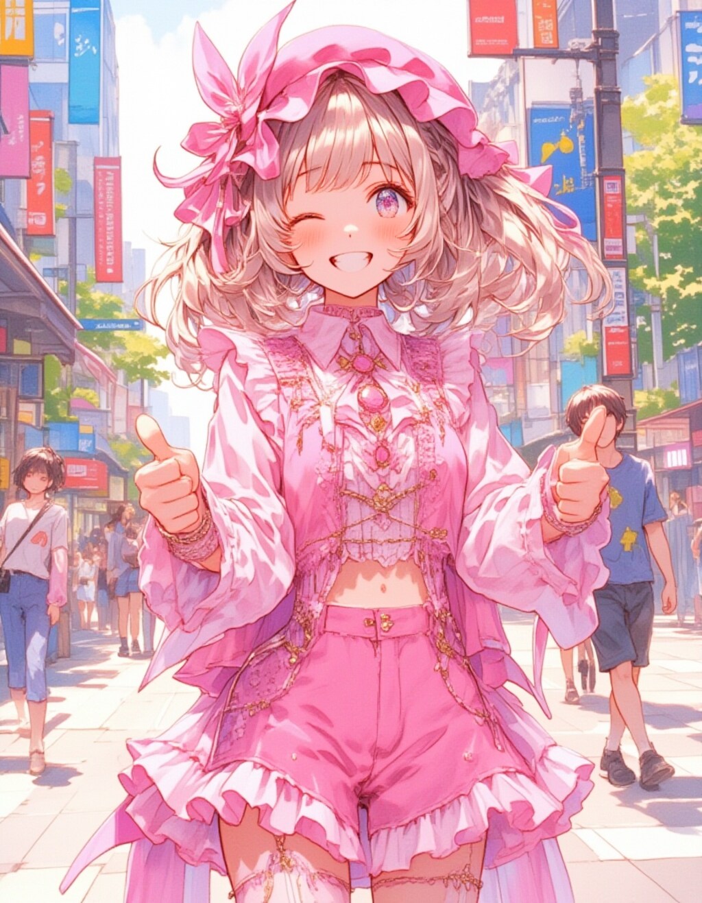へそ出しフリフリちゃん