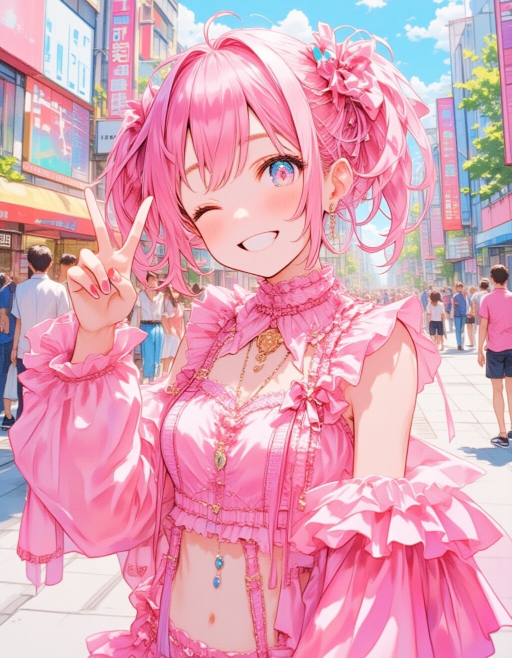 へそ出しフリフリちゃん