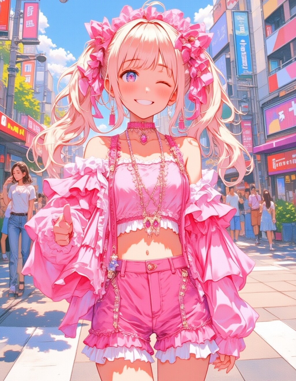 へそ出しフリフリちゃん