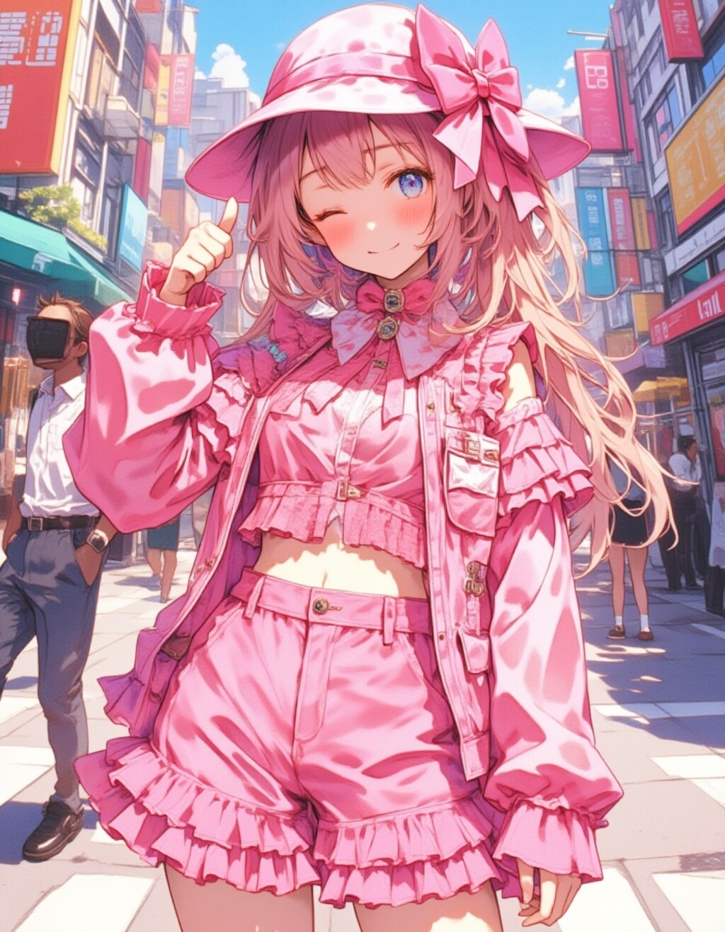 へそ出しフリフリちゃん