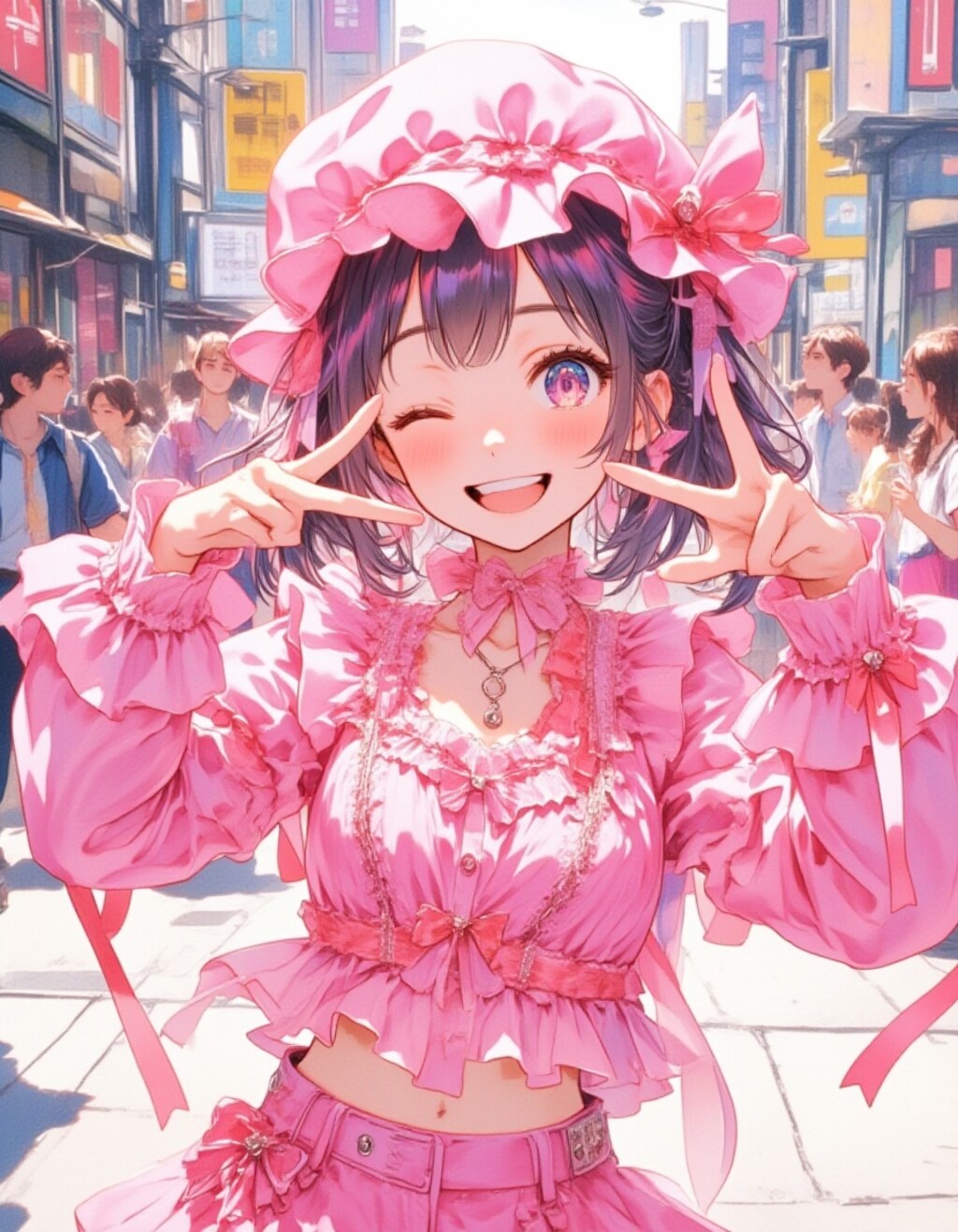 へそ出しフリフリちゃん