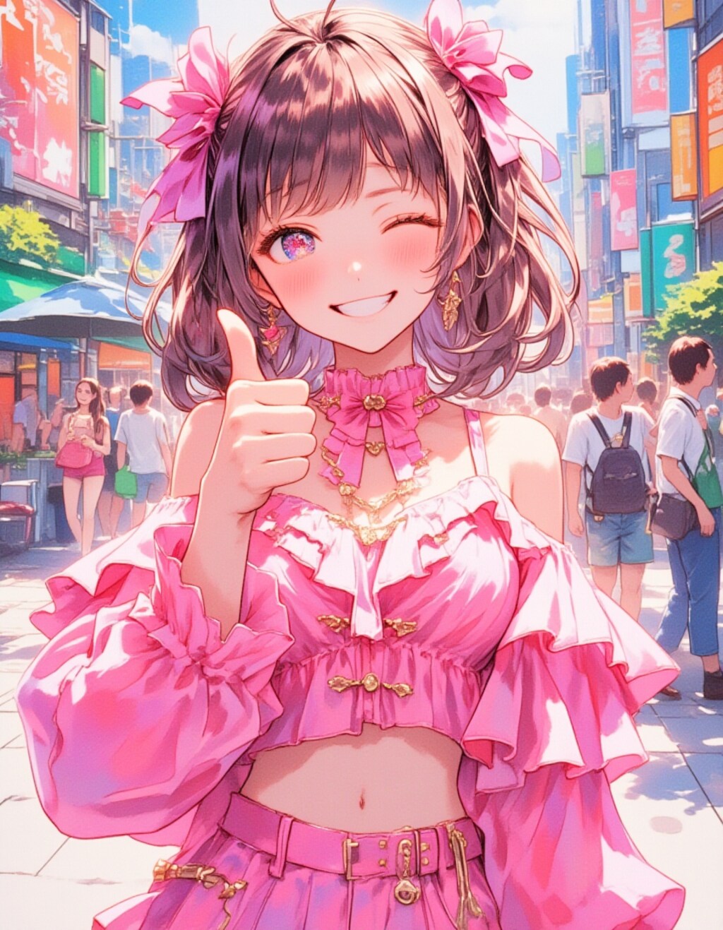 へそ出しフリフリちゃん