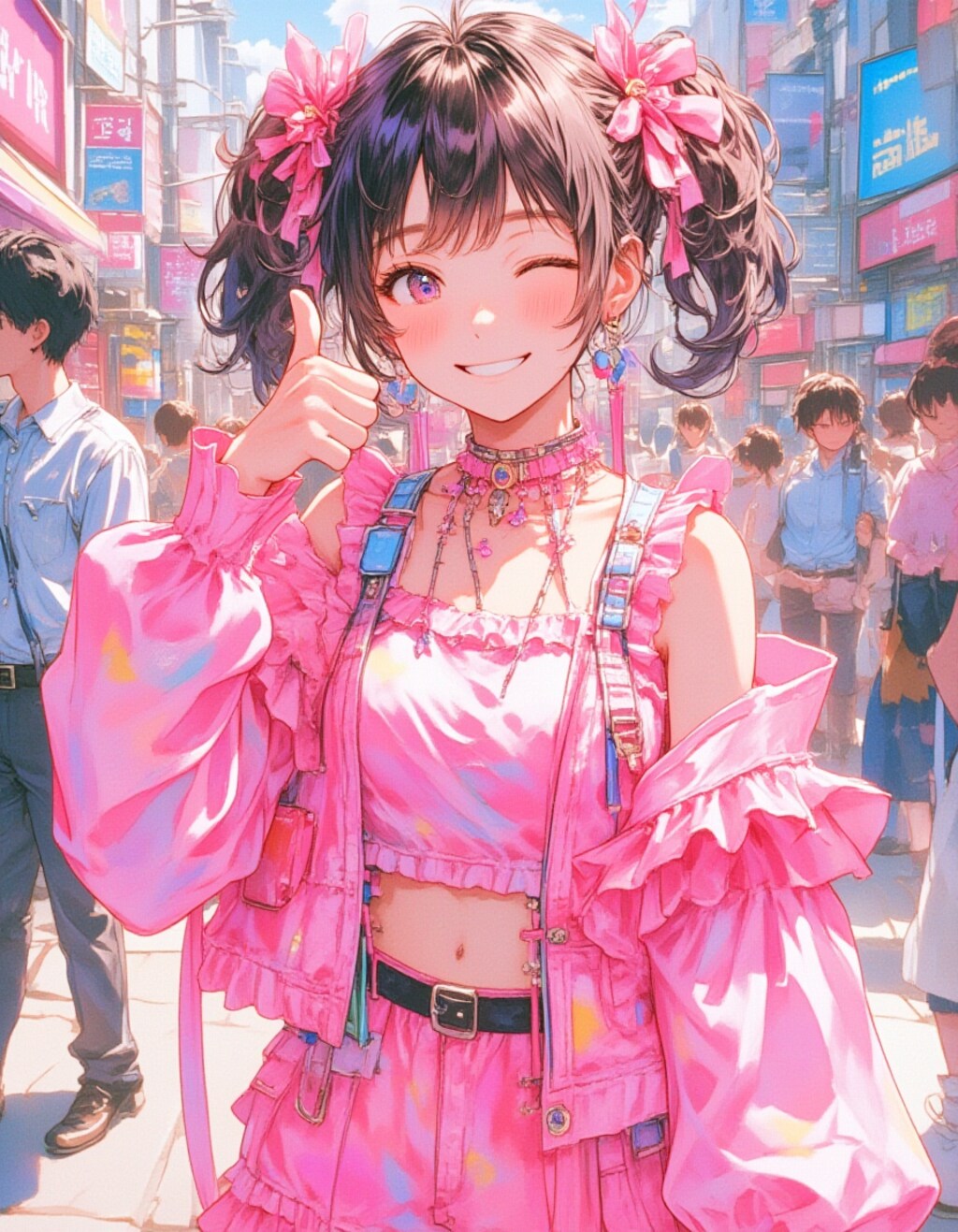 へそ出しフリフリちゃん