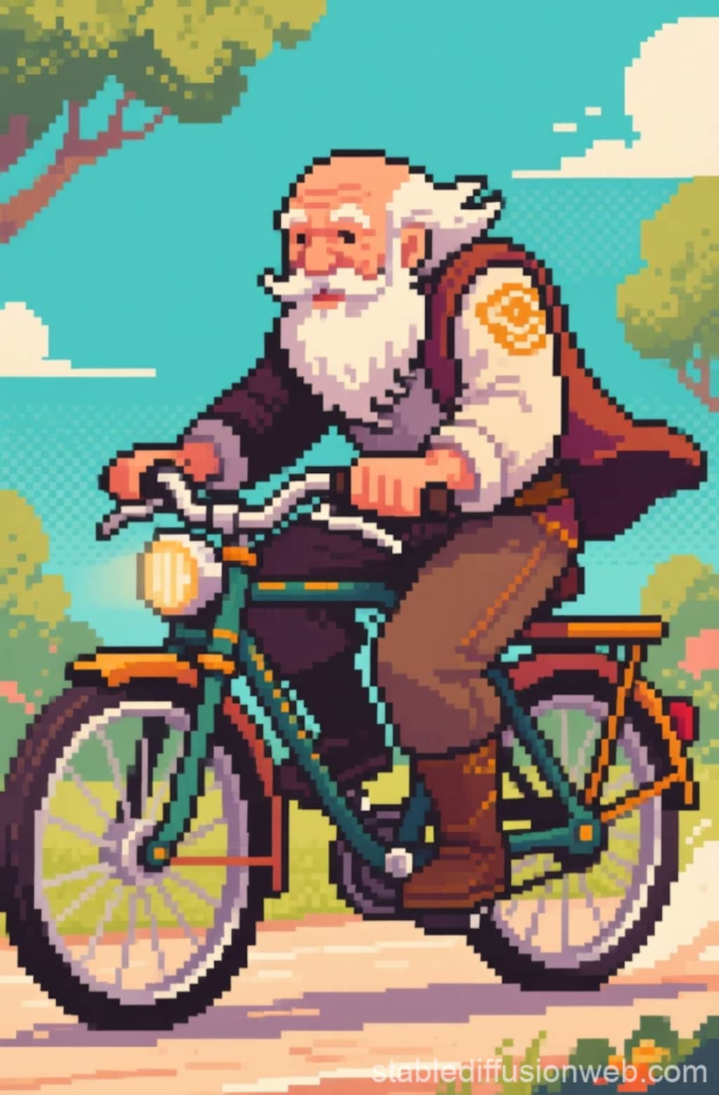 伝説のバイクに乗る伝説のおじいさん