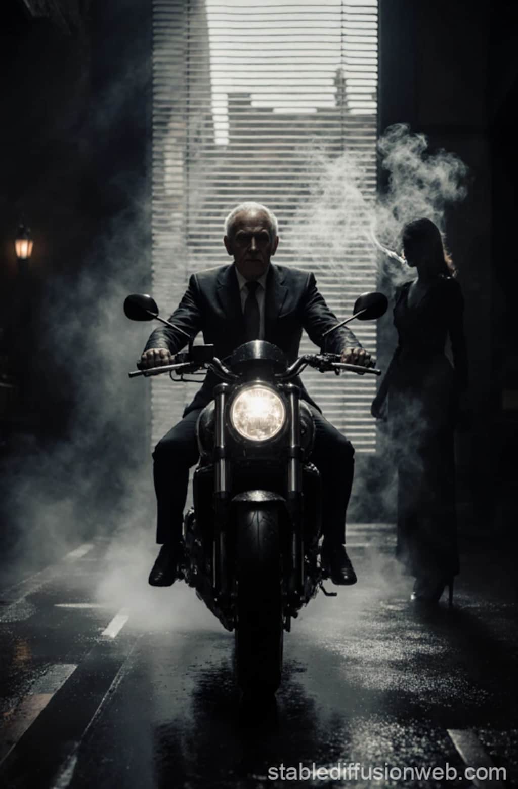 伝説のバイクに乗る伝説のおじいさん