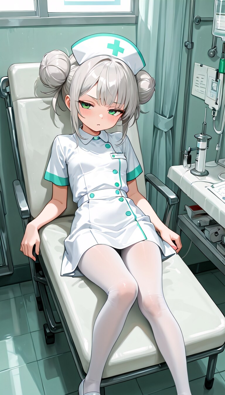 灰色髪ちゃん