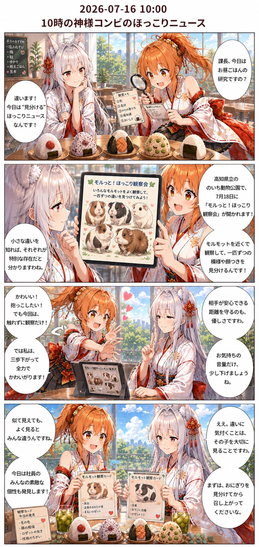 毎日漫画　10時　ほっこりニュース