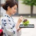 大人の抹茶かき氷 2枚目
