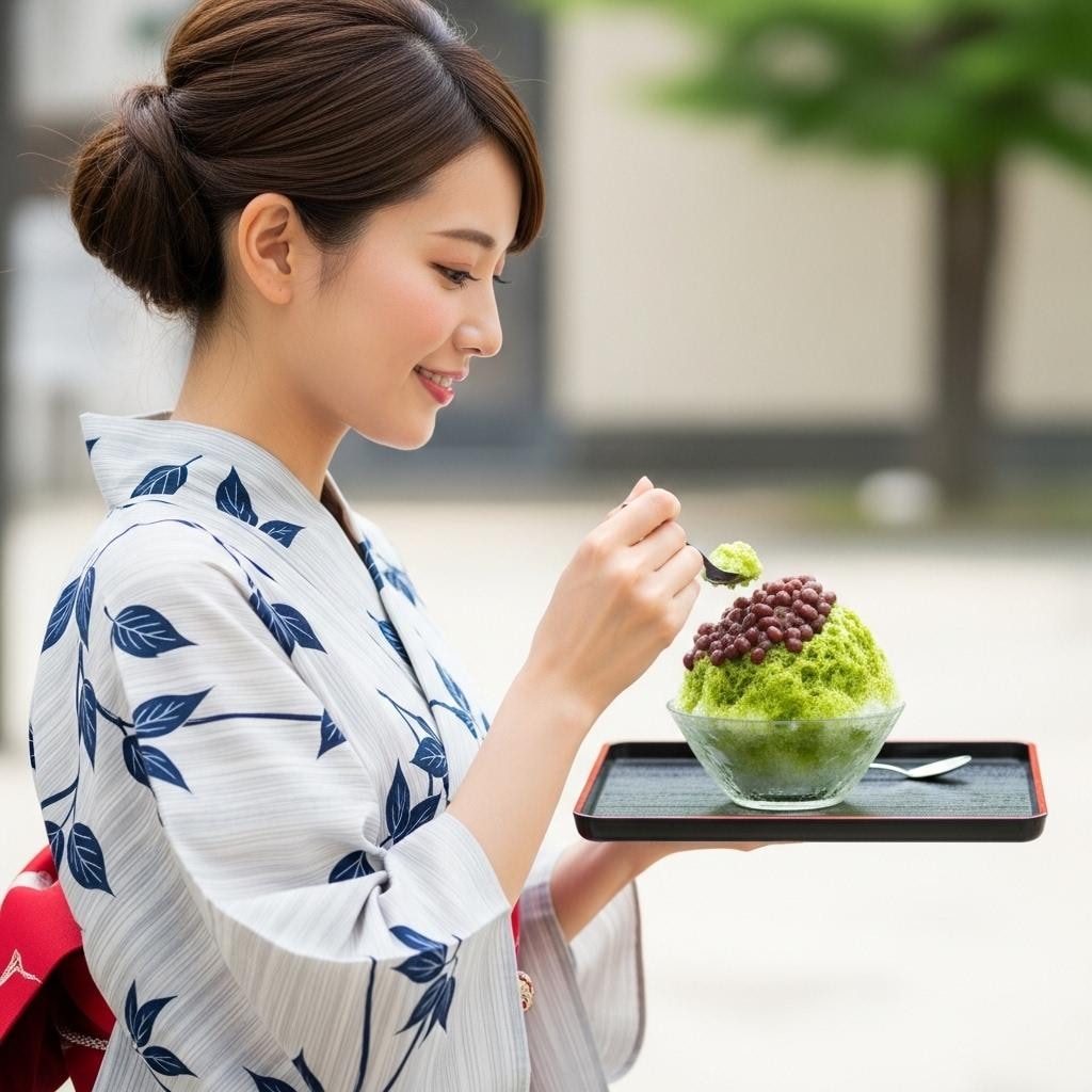 大人の抹茶かき氷