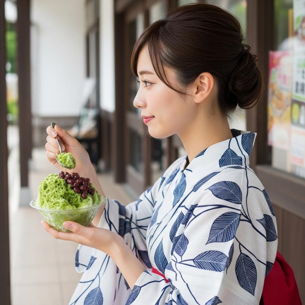 大人の抹茶かき氷