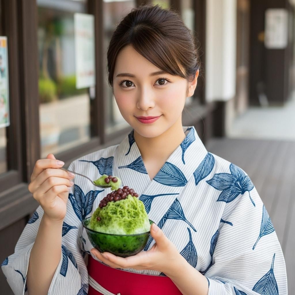 大人の抹茶かき氷