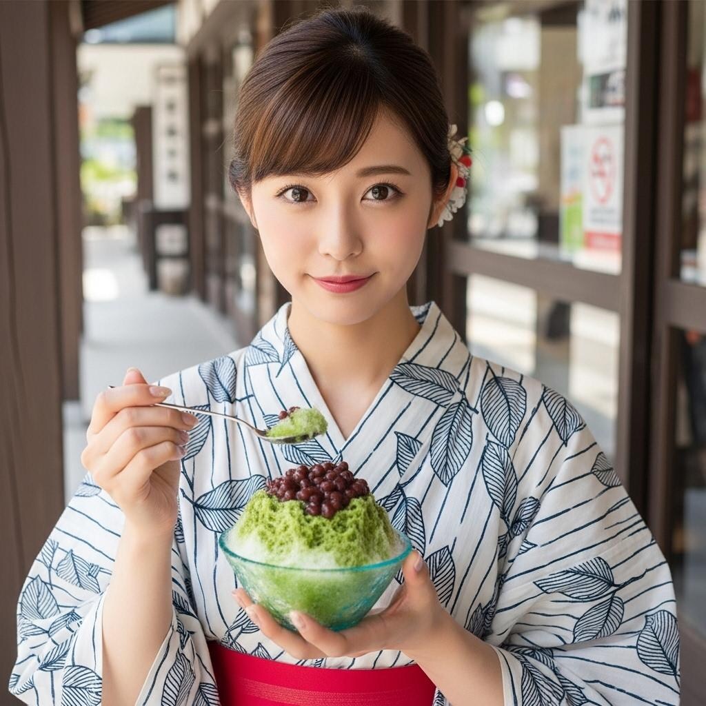 大人の抹茶かき氷