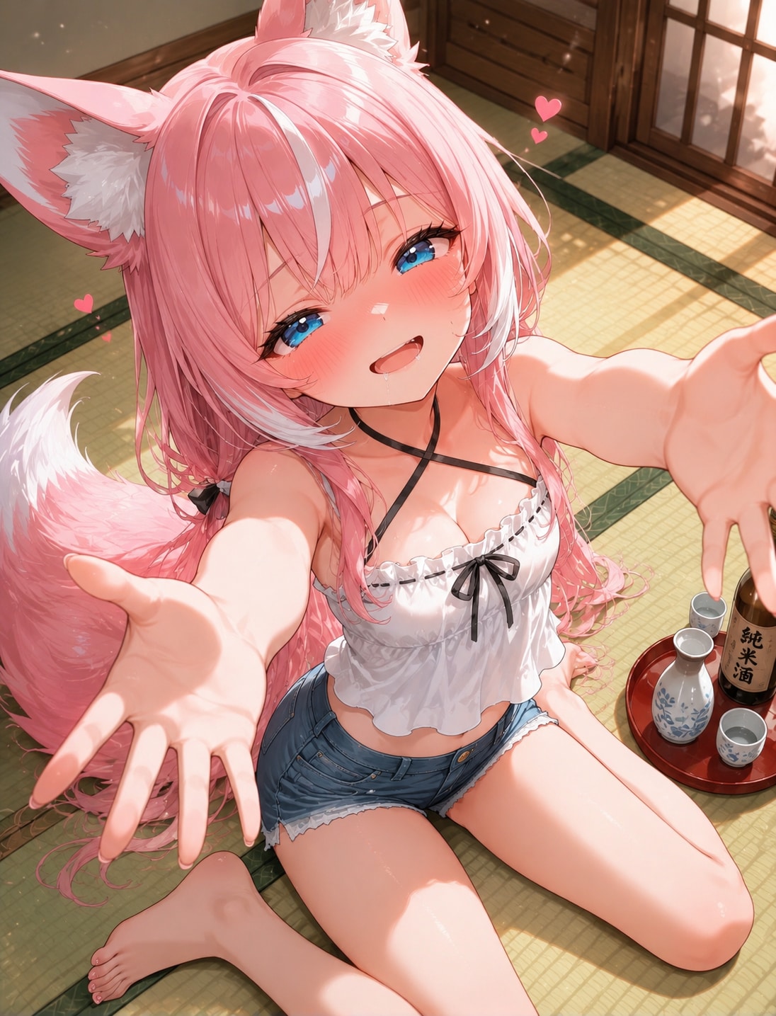 お酒に酔って抱っこをせがむ桜火様(∩´∀`∩)💕