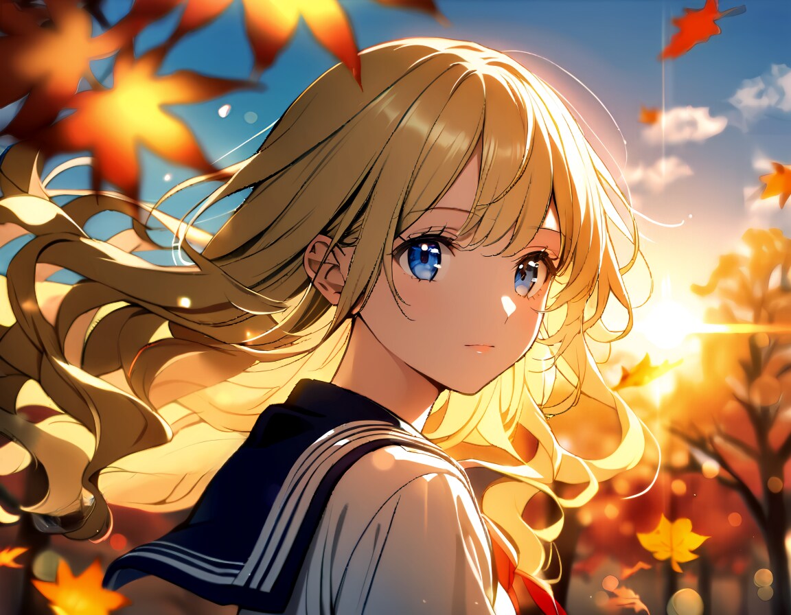 秋の夕焼け🍁