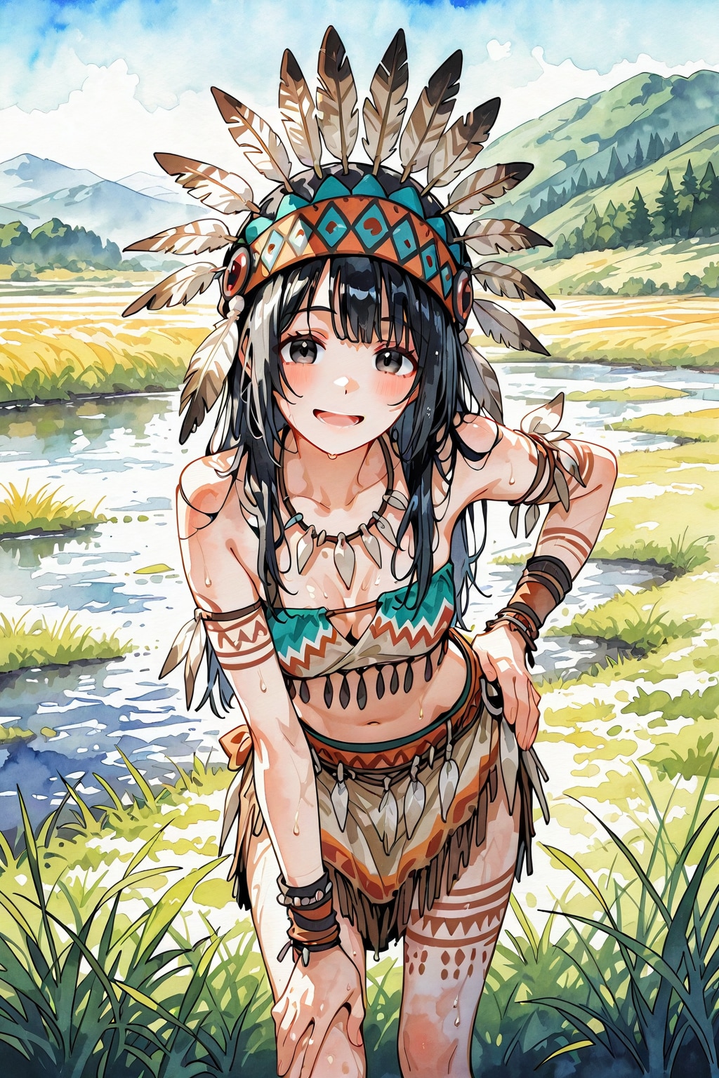 大草原の空の下８６