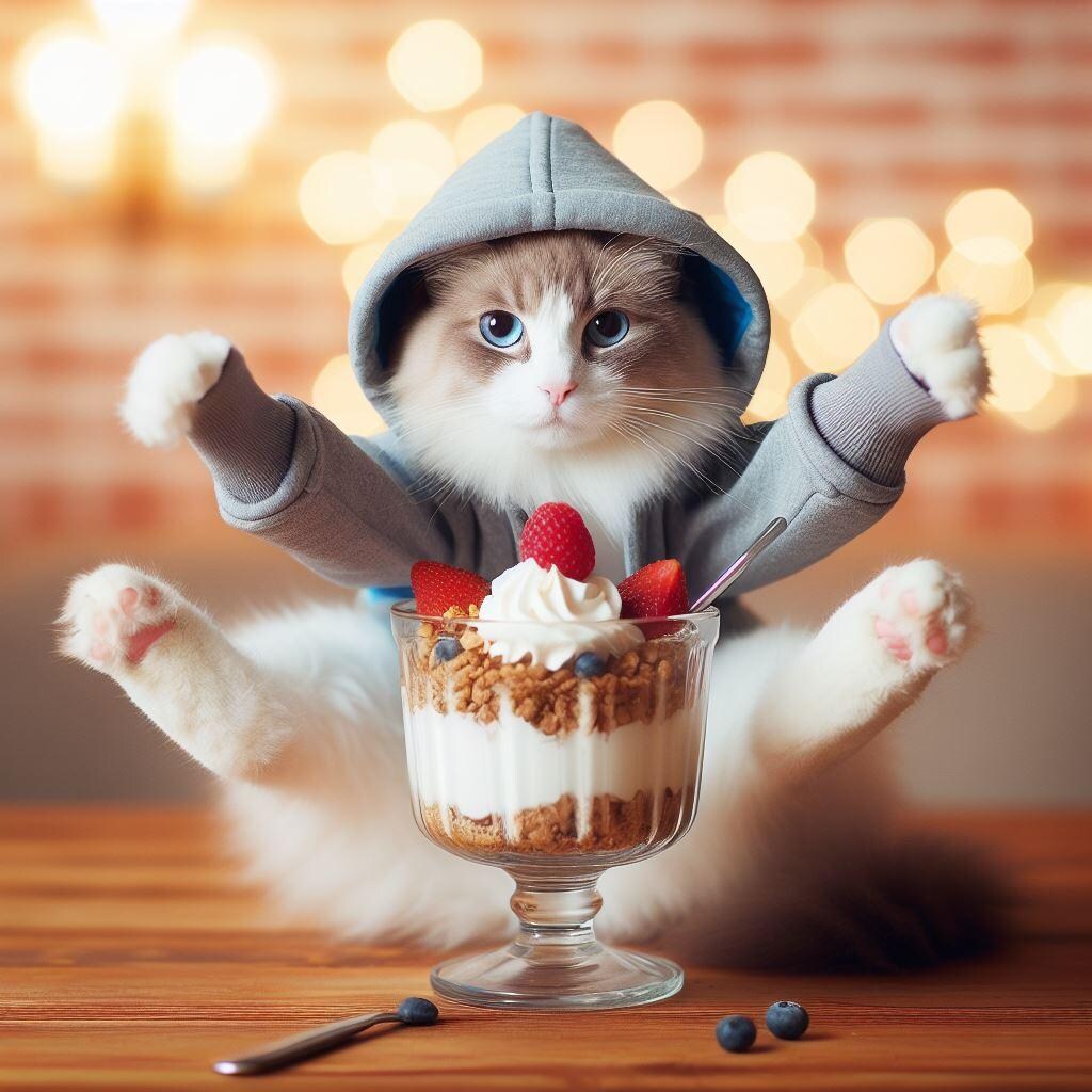 パフェにハマる猫_20240220