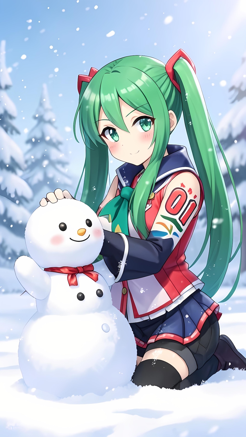 雪だるまつくろ〜