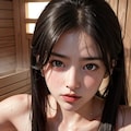 【過去作】サウナで汗だく女の子 3枚目
