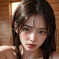 【過去作】サウナで汗だく女の子 2枚目