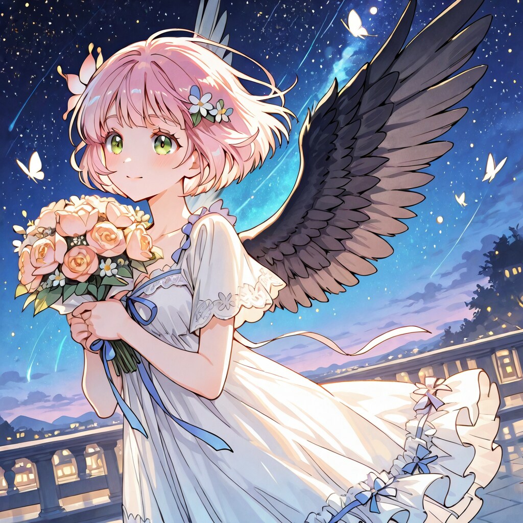 黒い翼の少女
