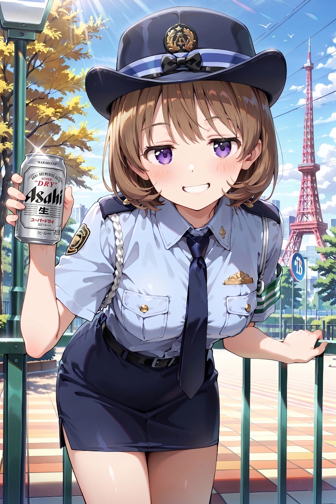 ジト目婦警さんとビール ～乾さつきのドライな日常～ Z528