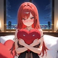 ハートの枕 2枚目