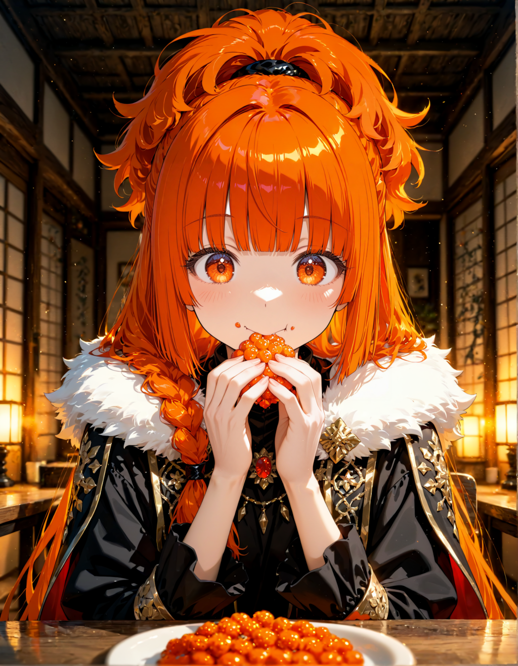 私は魚卵を注文しました