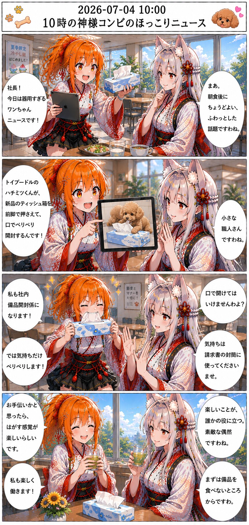 毎日漫画　10時　ほっこりニュース