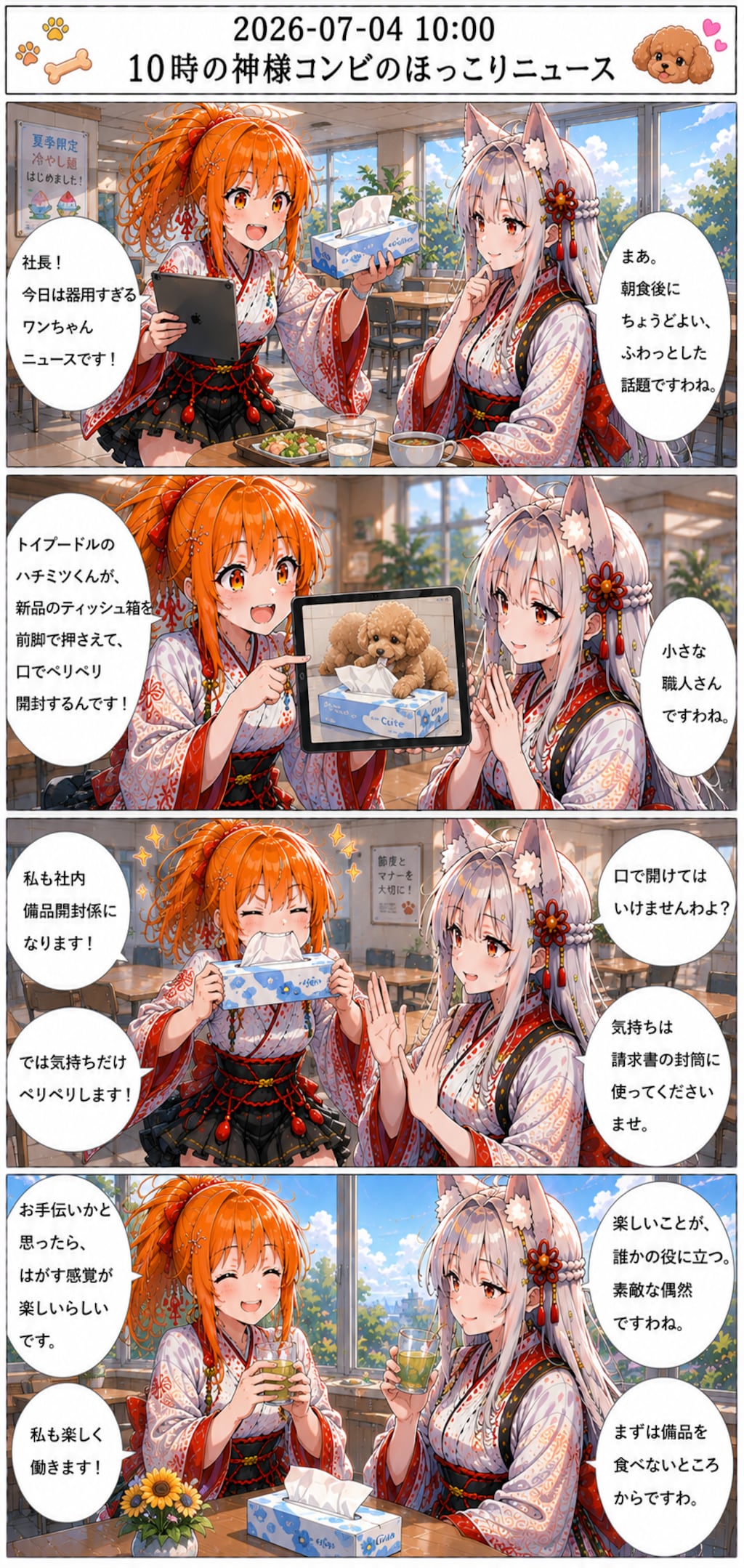 毎日漫画　10時　ほっこりニュース