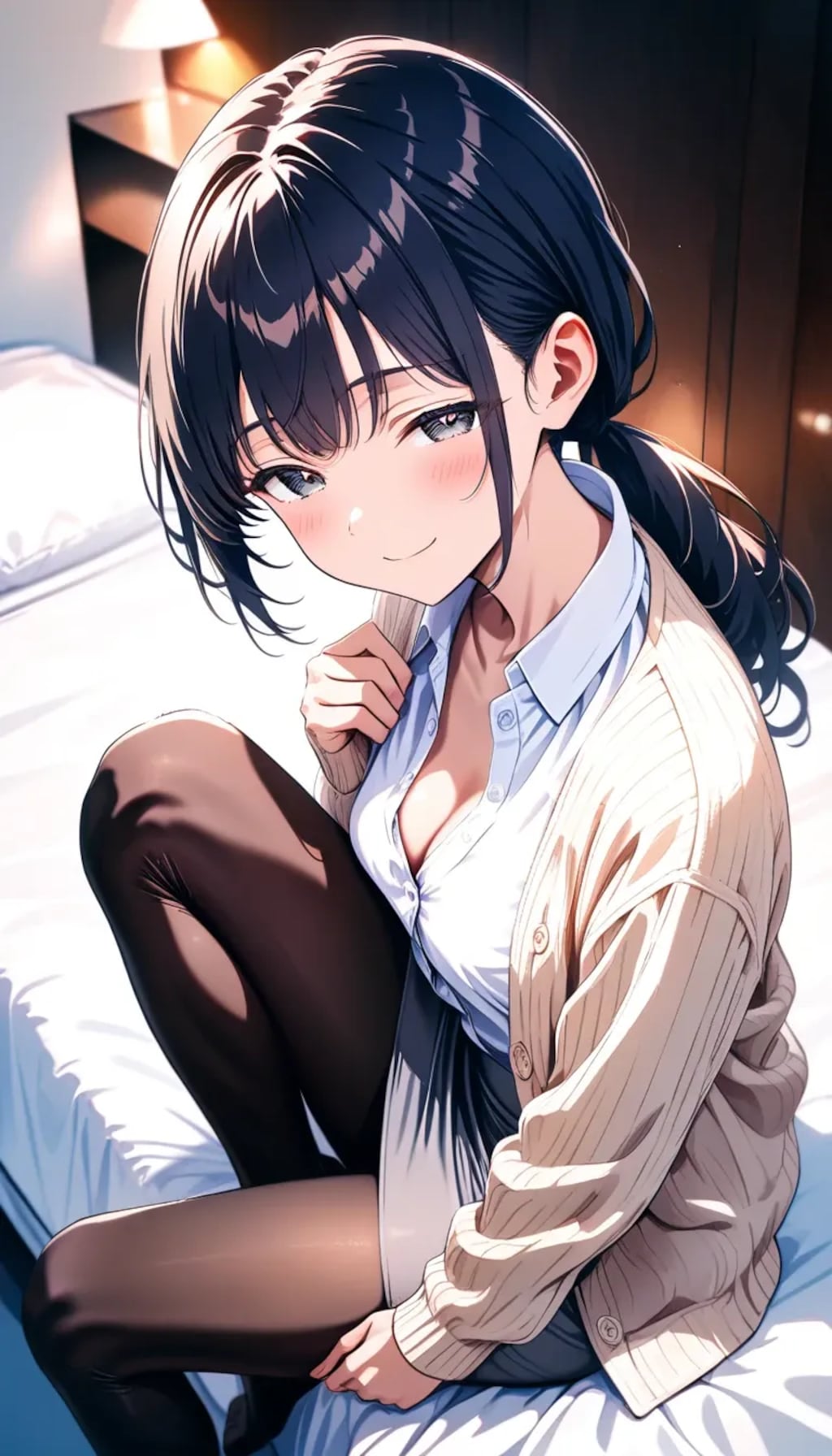 出張先のホテルにて『すいません、部屋がツインしかなくて。……先輩、これからどうします？』会社の後輩ちゃん。