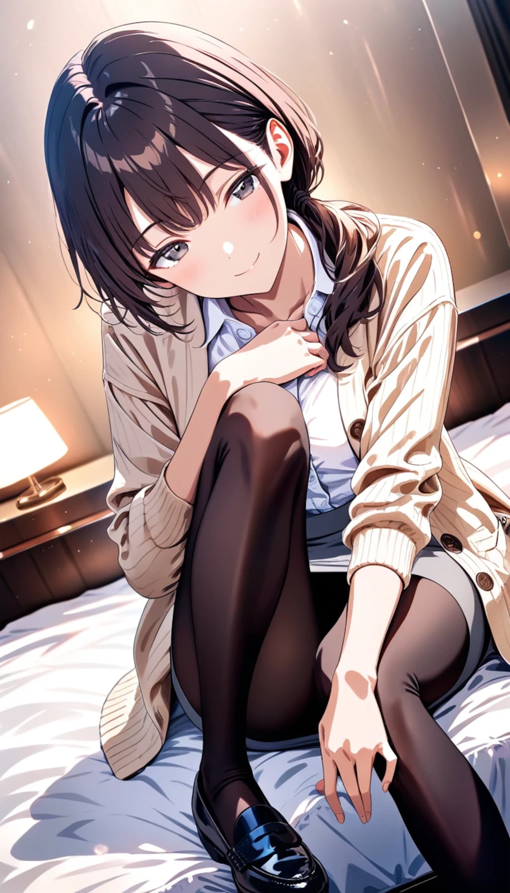 出張先のホテルにて『すいません、部屋がツインしかなくて。……先輩、これからどうします？』会社の後輩ちゃん。