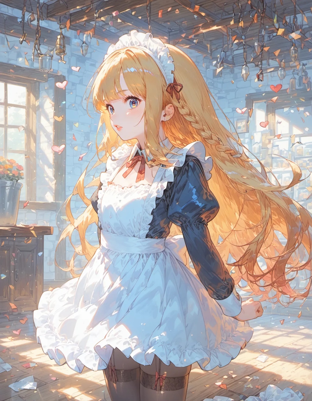 Golden Hair and Blue Eyes