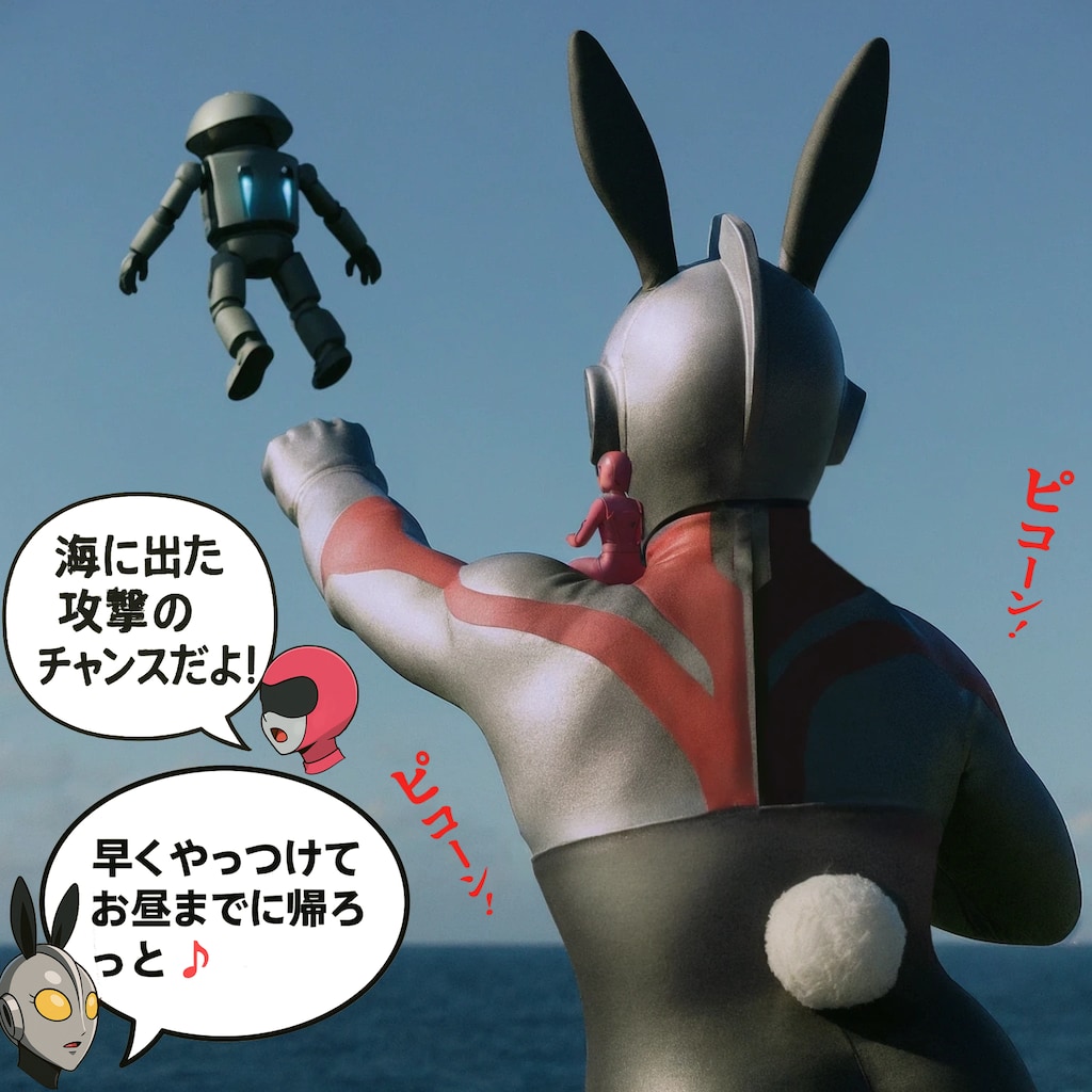バニトラマン VS 電マロボ
