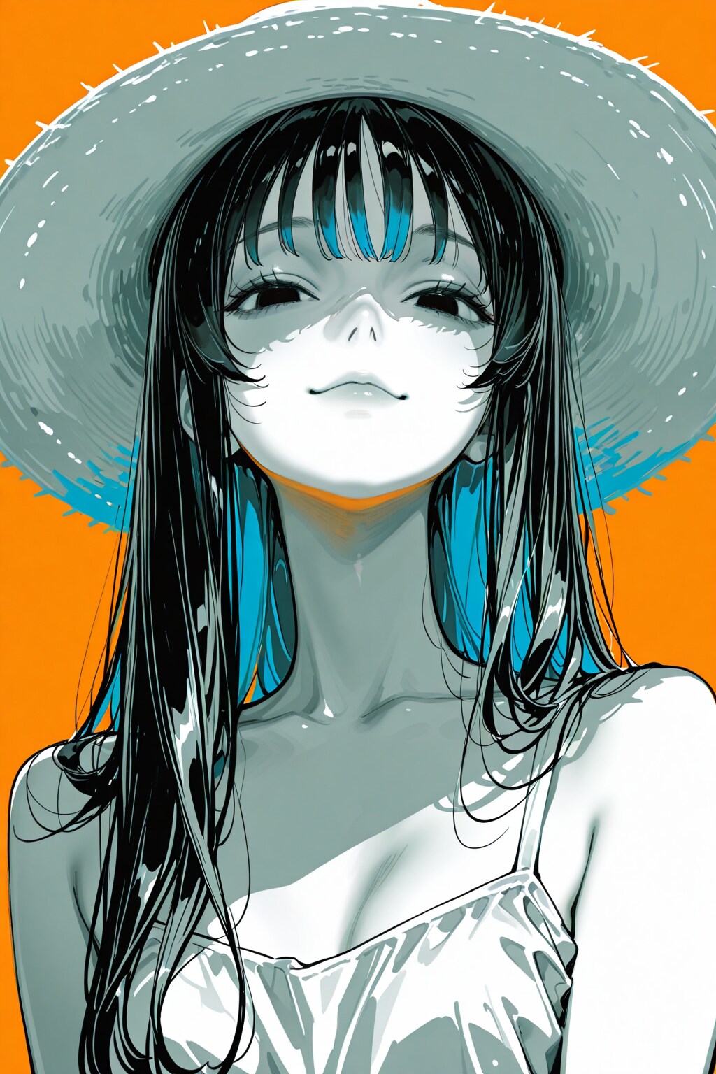 黒髪美人