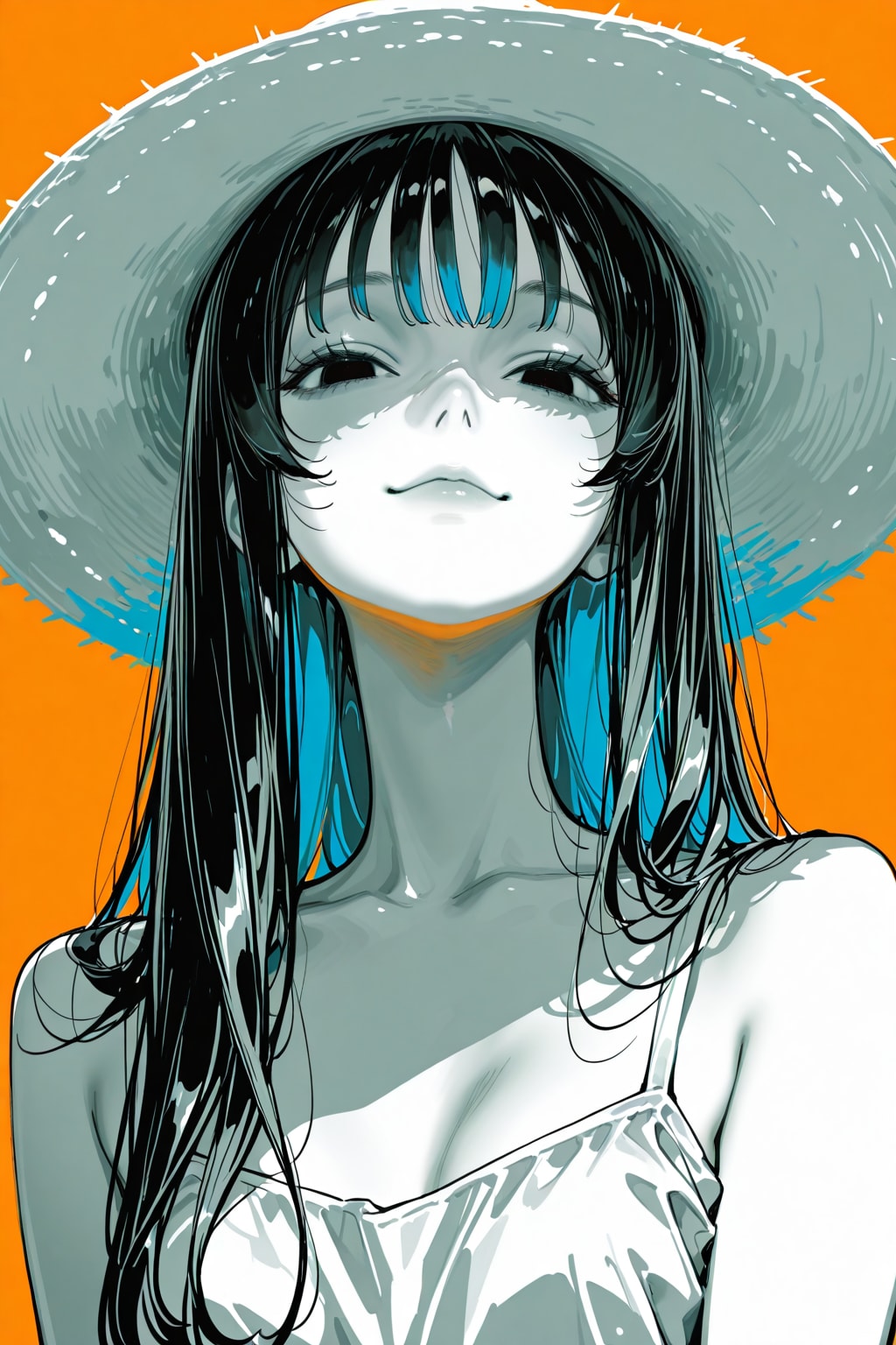 黒髪美人