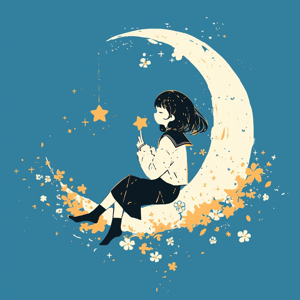 月に願いを