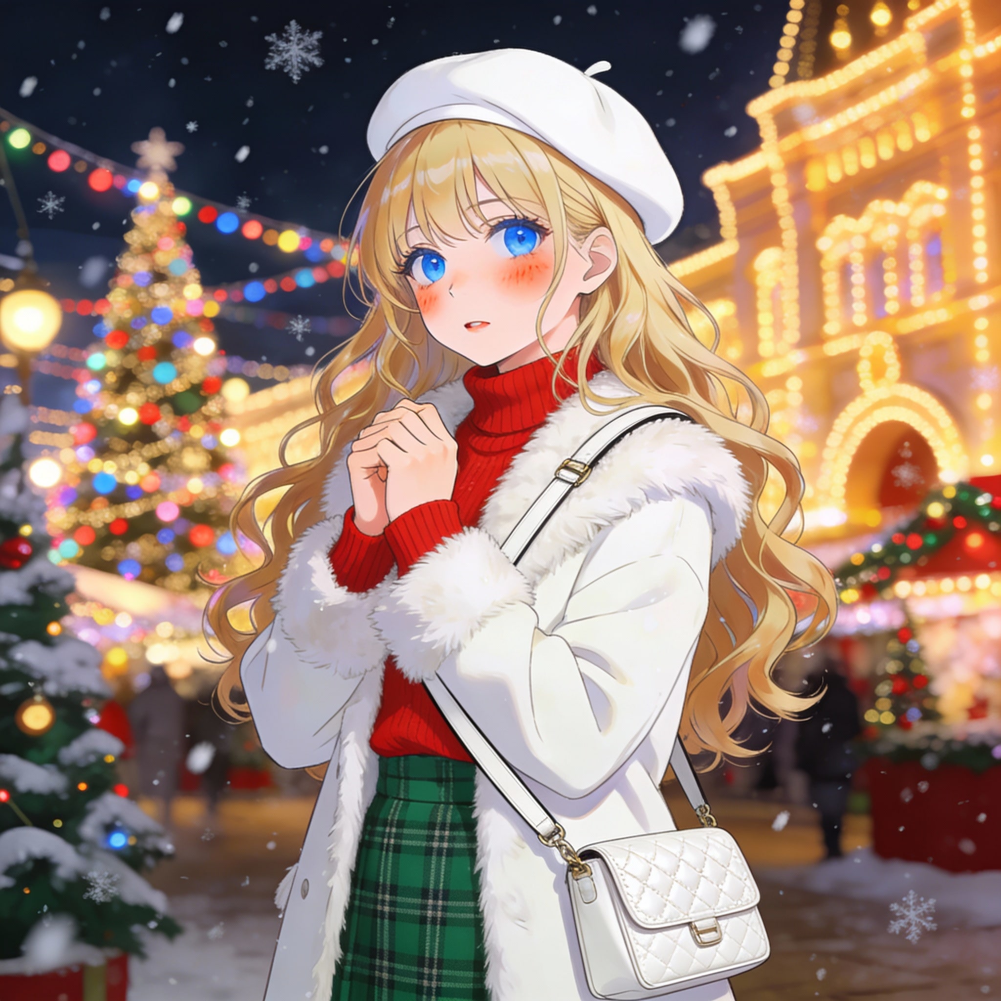 聖なる夜の初デ―ト | の人気AIイラスト・グラビア