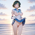 セーラーマーキュリーのおっぱい 3枚目