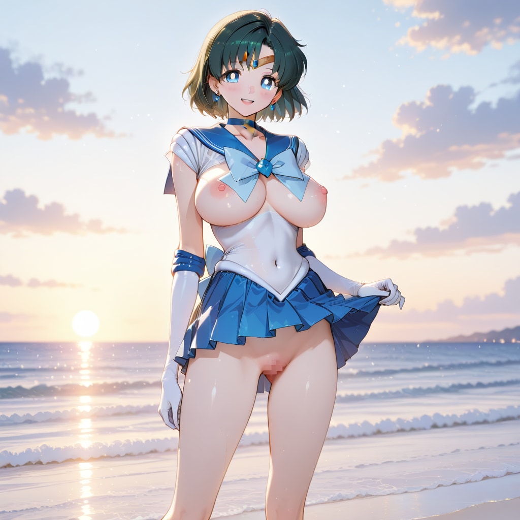 セーラーマーキュリーのおっぱい